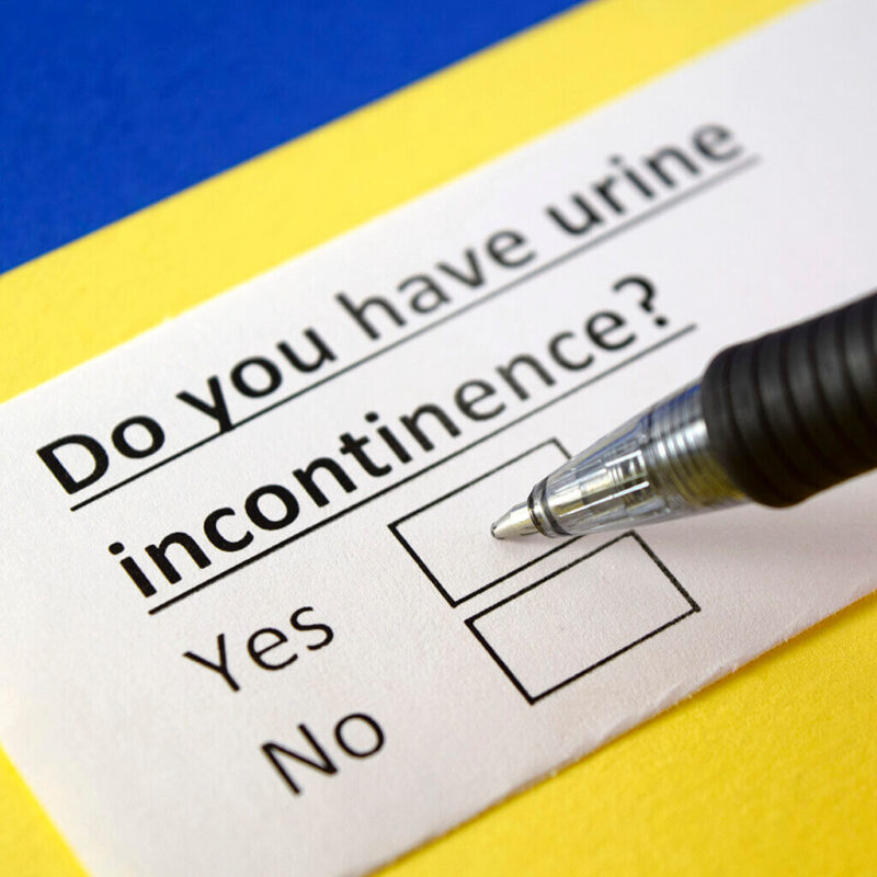 Continence management checkbox